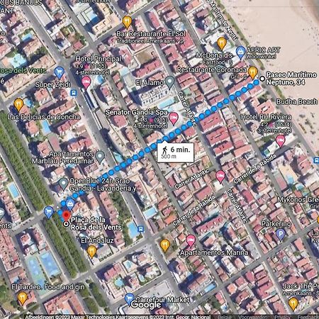 Apartamento Jardin 5 Playa De Gandia - No Fiestas - Con Wifi Exterior foto